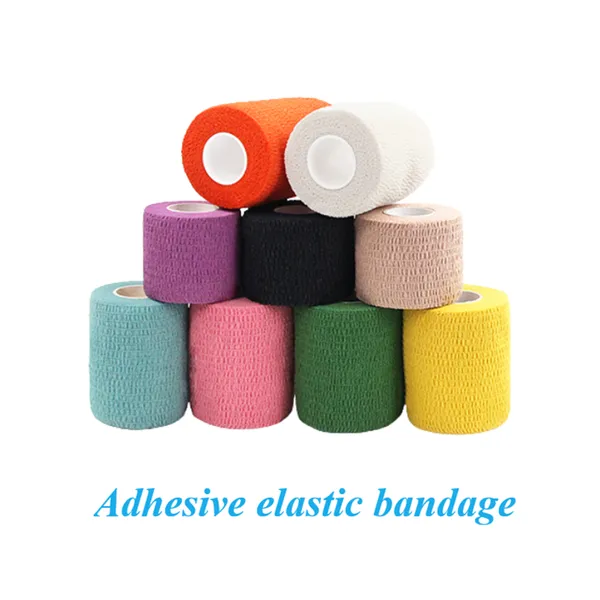Adhesive elastic bandage
