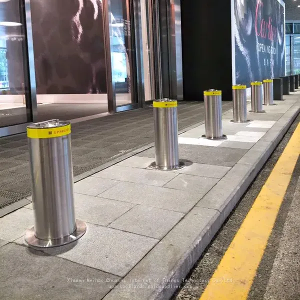 Original Factory Anti Impact Road Protection Manual Steel Bollards Safety Barrier 4mm Pedestrian Access Removable Bollard