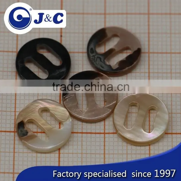 Bespoke Raw Natural Black Lip Shell Button for Shirt photo-2