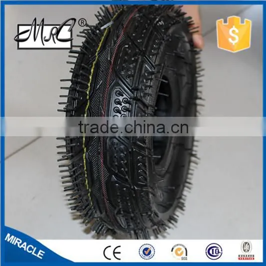 10inch Small Inflatable Wheel Tyre 3.50-4 Nature Rubber photo-6