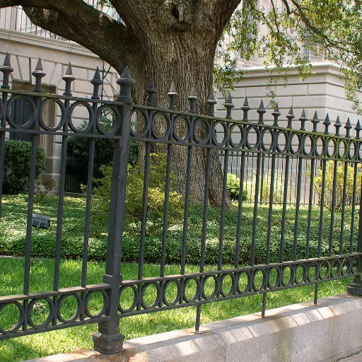 Galvanized Wrought Iron Garden Fence for Residential Landscaping photo-2