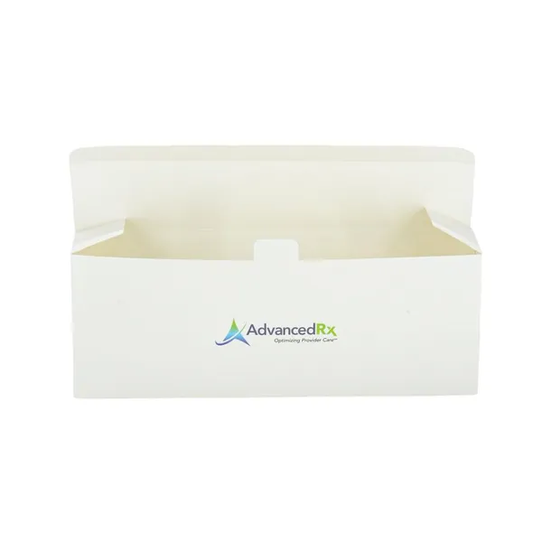Custom Chemical White Simple Logo Display Package Cardboard Wellness Packing Boxes With Window photo-3