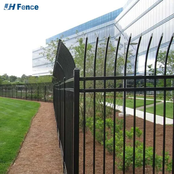 Steel Fence Panel Galvanized Residential Area Security Fence Galvanized Steel Security Fence photo-4