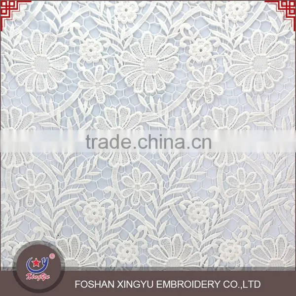 Hot Sale Promotional Cheap Embroidery Supplies Net Dress Materials Fabric Designs for Clothes photo-2