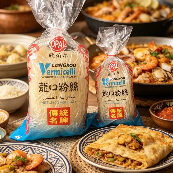 Premium Longkou Vermicelli | Pure Mung Bean | Gluten-Free | Factory Supply for Morocco
