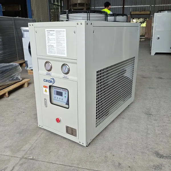 Cikor Brand Panasonic Compressor 5hp 15KW Воздушно-охлаждаемый спиральный холодильник для воды промышленный холодильник