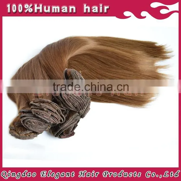 No Chemical Service Reliable Bargain Sale Unprocessed Real Indian Hair Clip in Extensions photo-3