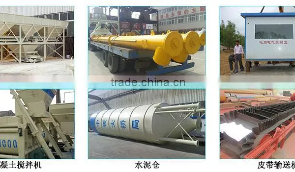 CE Certificated HZS25 -HZS240stationary Concrete Batching Plant Cememt Miing Machine With Capacity From 25 M3/h to 420m3/h photo-3