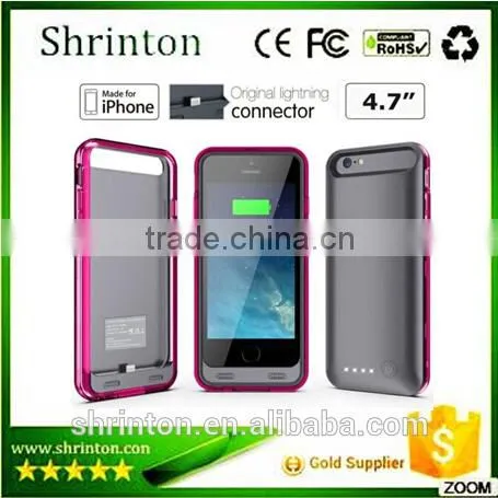 3200mah Power Case Backup Charger for I-phone 6 With MFI Approval photo-2
