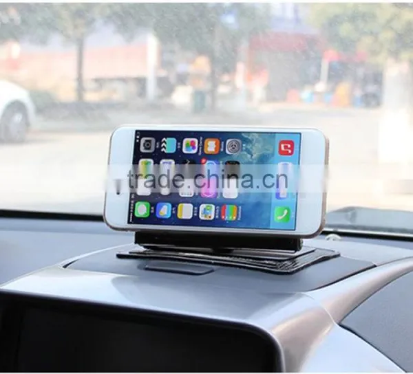 PU Metal Sticky Pads Car Bracket Phone Holder Stand for Phone GPS Tablet 360 Degree Anti Slip Mats photo-5