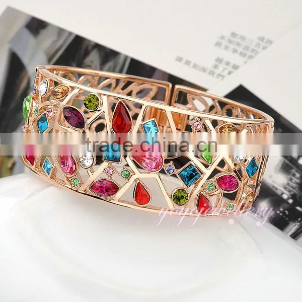Big Size Fashion 18k Gold Bangle Bracelet photo-2