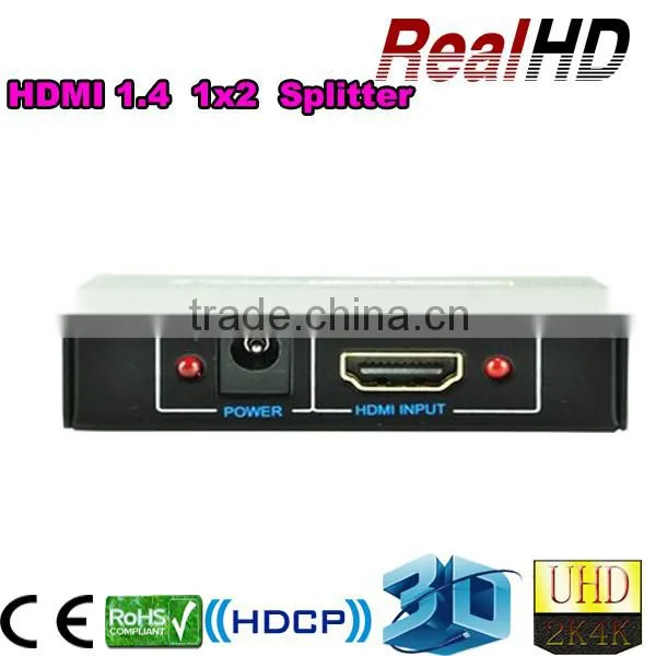 2016 Best Selling 1x2 V1.4 HDMI Splitter With HDCP Key photo-2