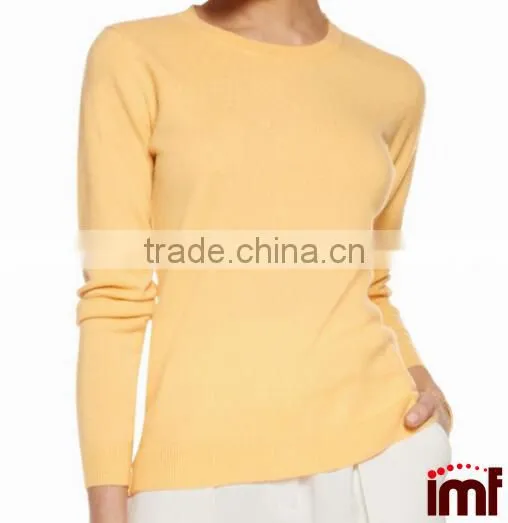 Cashmere Round Neck Sweater Design For Lady Women Top photo-2