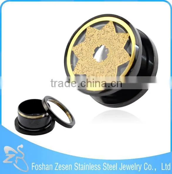 TP011440 Latest Fashion Black Plated Teenage Extender Ears Piercing Jewelry photo-5
