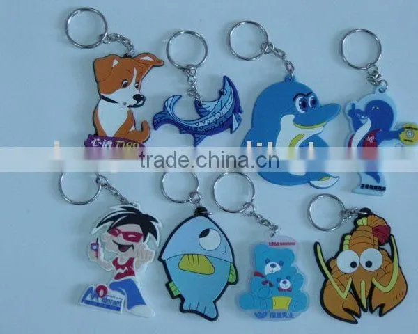 2d pvc keychain