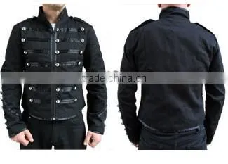 MILITARY PARADE JACKET GOTH WITH SATIN TRIM