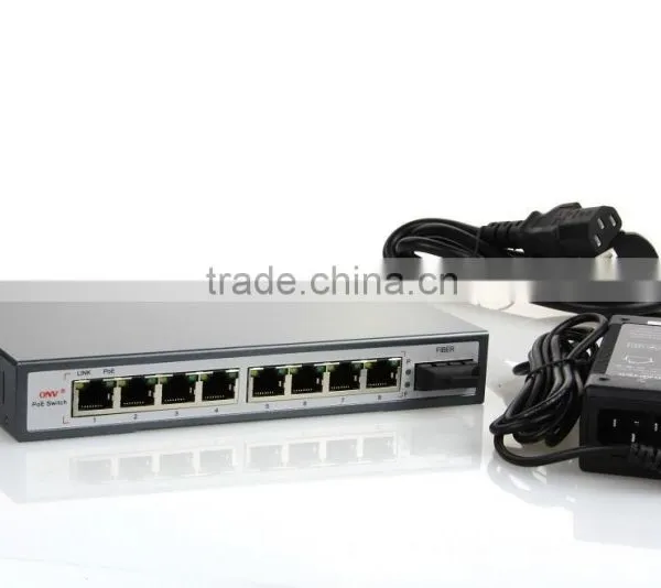 9 Port Ethernet PoE Switch 48v With 1 Fiber Port (IEEE802.3af ) photo-4