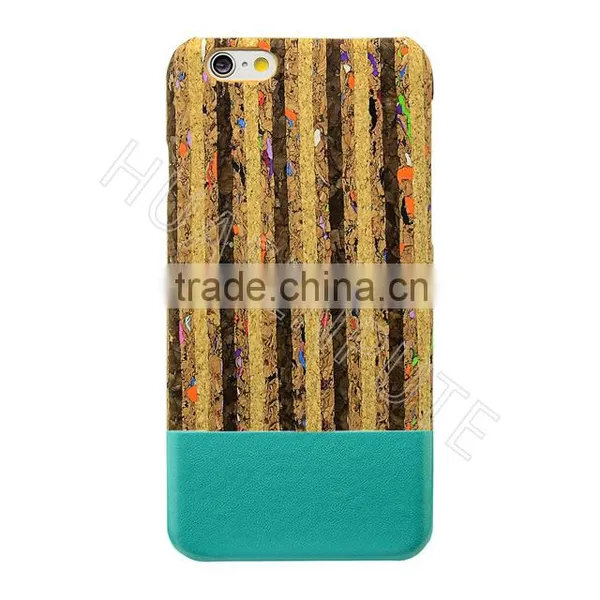 2016 Trending Products Wooden and PU Hybrid Phone Cover Case for IPhone 6s photo-4