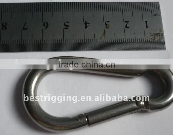 7mm Metal High Quality Spring Hook Snap Hook AISI304 AISI316 photo-3