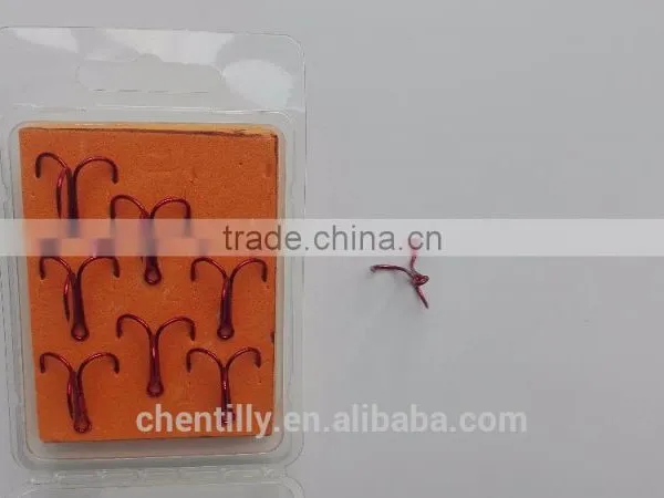 High Carbon Steel Trible Hooks for Wholesale in Assorted Colors photo-3