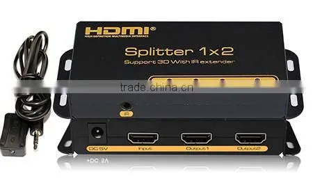 2 Port Hdmi Splitter With IR Suport 3D 4k photo-5