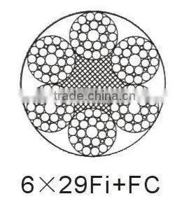 Elevator Wire Rope 6*29Fi+FC