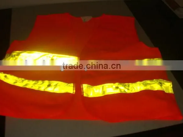High Brightness 3m Reflective Yellow Safety Jacket photo-3