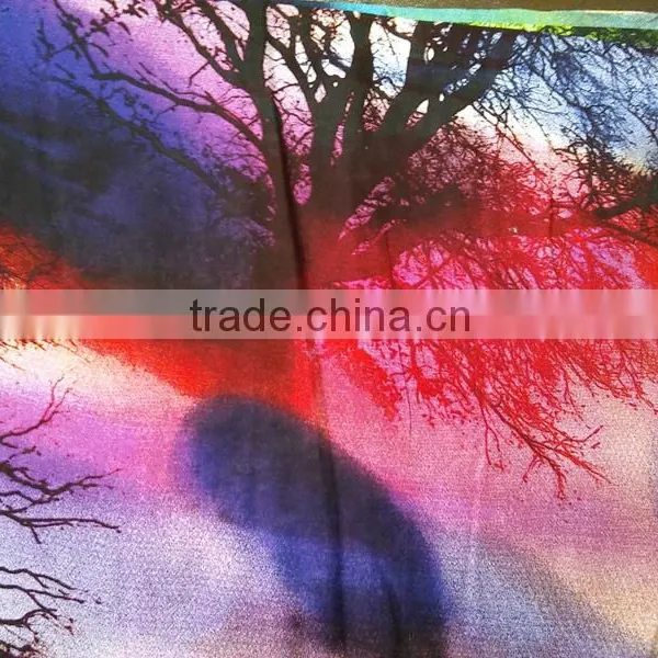 Digital Tropical Print Viscos Rayon Fabric at Factory Price photo-6