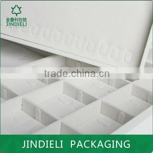 Beauty Elegant Leather Cosmetic Jewelry Box Packaging photo-4