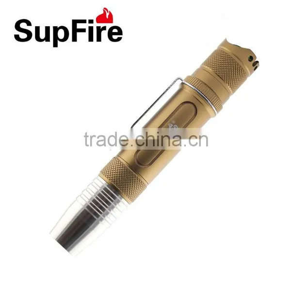 3w USA imported Q5 LED Jade dedicated flashlight with rechargeable li-ion battery mini testing gem yellow lighting torch