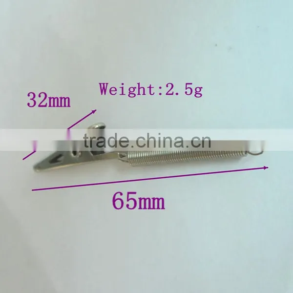Custom 65 mm Silver Color Metal Alligator Clip for Wholesale From China photo-2