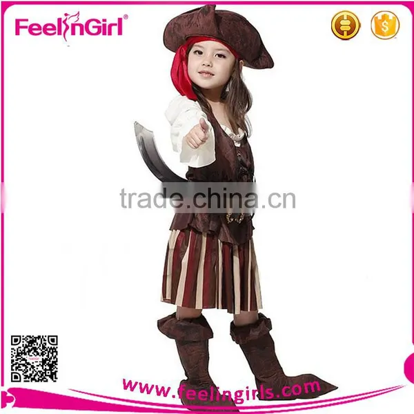 Halloween Pirate Costumes Party Dress Little Girl Costume photo-3