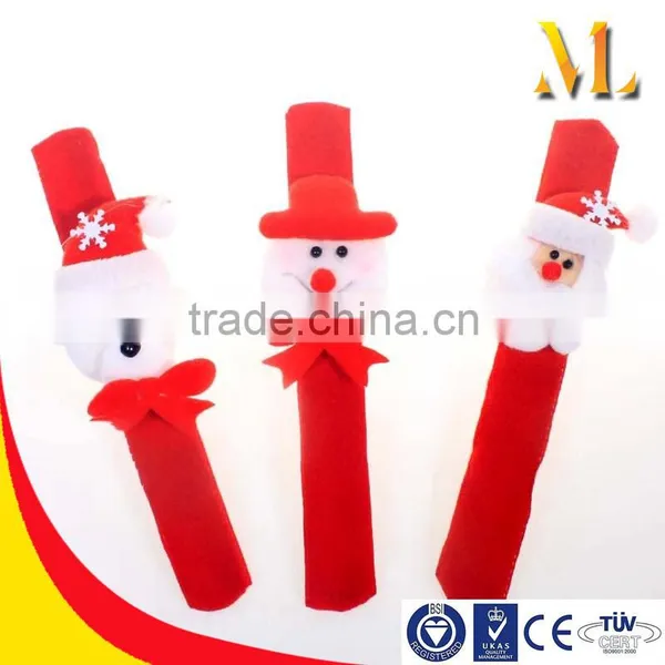 MLCB05 Mix Designs Christmas Designs Slap Bracelet