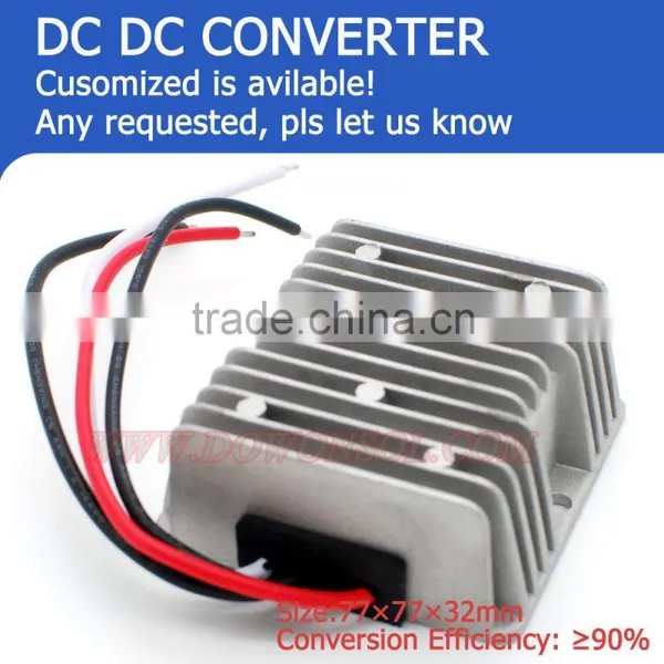 13.8V 5A 70W dc dc Converter Wide Input Voltage Range 8-40V for Charger Battery