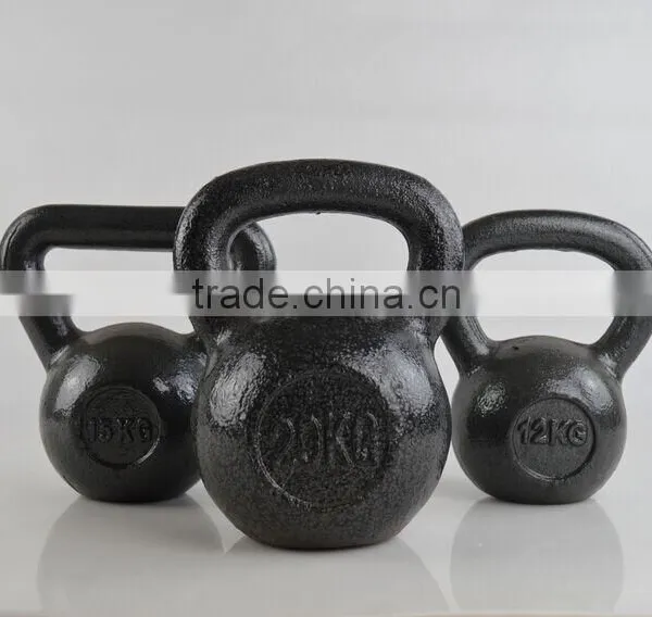 2kg 4kg 6kg 8kg 10kg 12kg 16kg 24kg Wholesales Black Painted Kettlebell photo-3