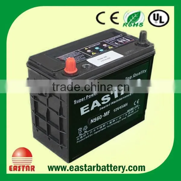 High Quality 12V Battery 45AH Dry Charged EASTAR Brand Car Battery photo-2