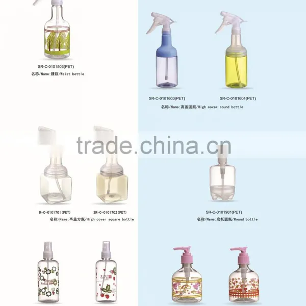 400ML SQUARE SHAPED PLASTIC BOTTLE PET PUMP SPRAY FOR BODY LOTION HAND Santilizer photo-3