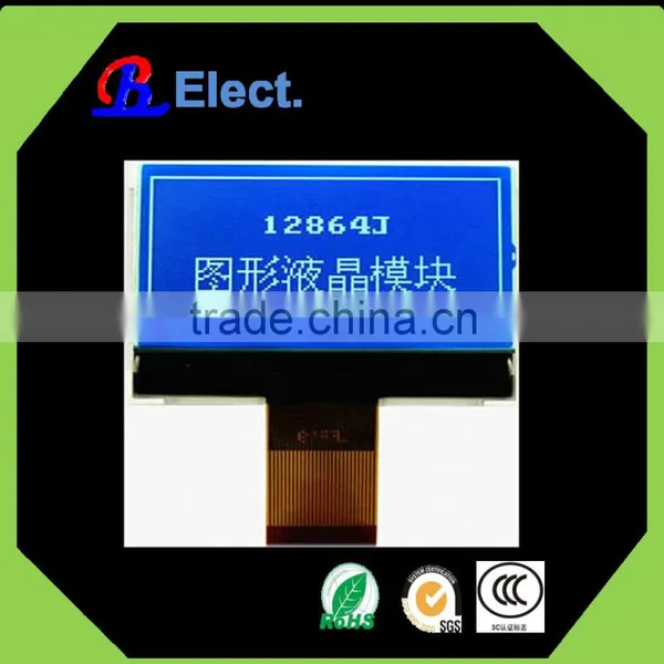 128x64thin FPC STN Cog Lcd Module With ic ST75 65R photo-4