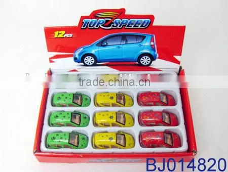 12pcs Free Wheel Mini Metal Die Cast Car Model photo-6