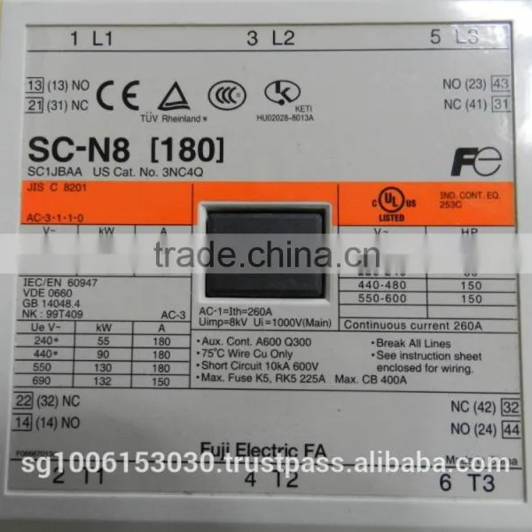 Fuji SC-N8[180] Magnetic Contactor photo-2