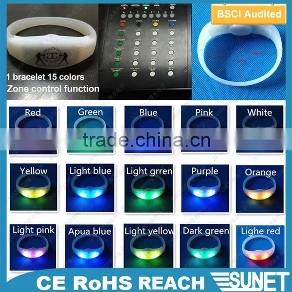 SUNJET 2016 Event Remote Controlled Led Bracelet