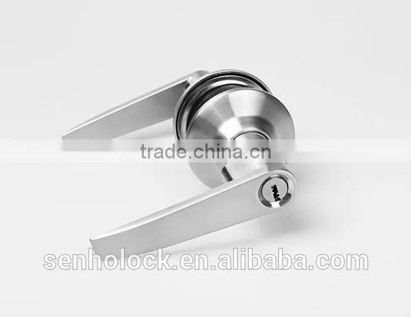 Zinc Alloy Tubular Lever Handle Door Lever Lock Set photo-3