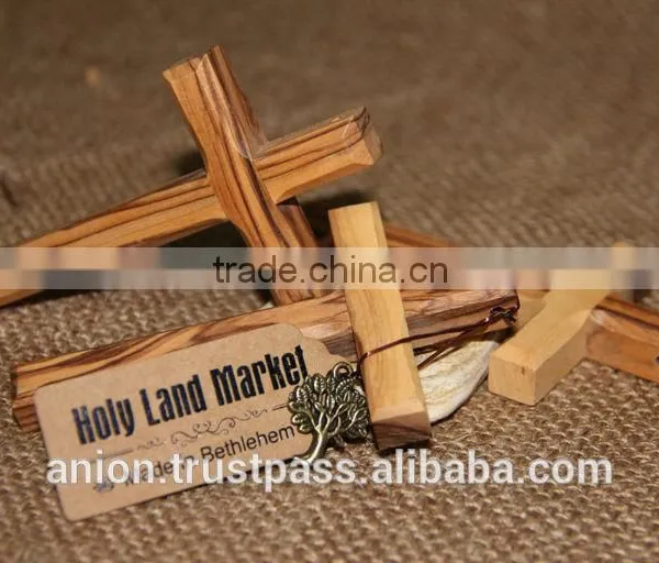 Original Olive Wood Hand Made Cross From Bethlehem. Christian photo-2
