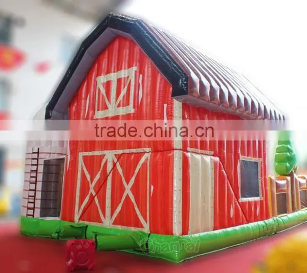 Commercial Rental Used Inflatable Farm Design Bouncers for Sale photo-2