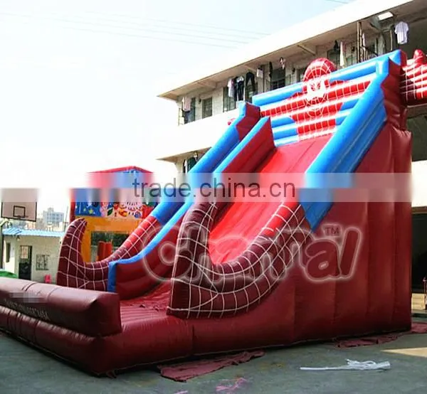 Hot Selling Inflatable Dry Slide for Children, Giant Infatable Spiderman Slide photo-2