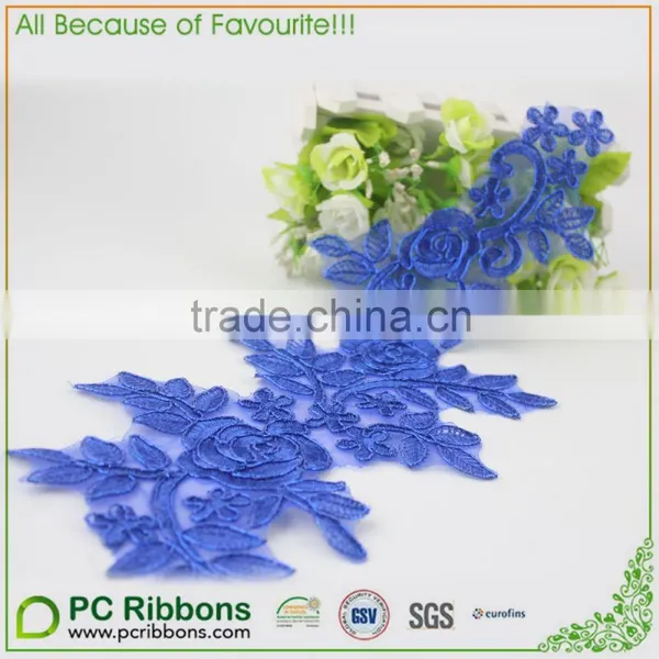 35cm Length Blue Lace Trimming Sets for Garment photo-3