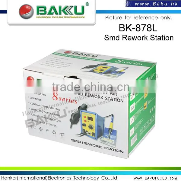 BAKU Trending Hot Products 2016 Intelligent System Bga Hot Air Double Digital Smd Rework Station BK-878L photo-6