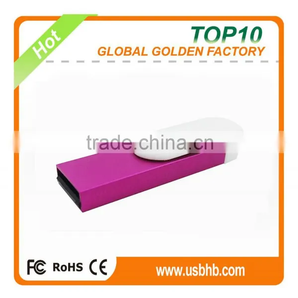 2016 Hot Sale Metal Rotators Pendrive With Keychain photo-3