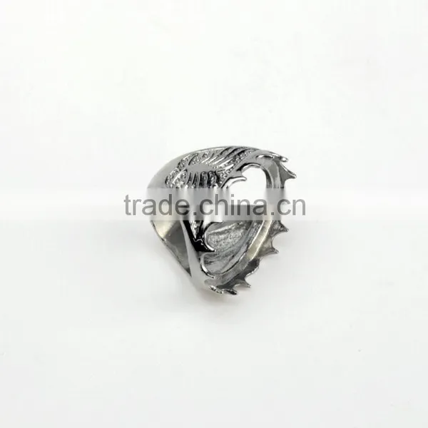 OEM Projects 2015 Wholesale Indonesia Rings Hot Sell Gemstone Titanium Rings