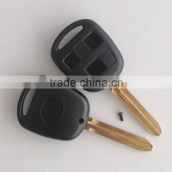 Remote Car Key Shell 3 Button for TOYOTA Car Keys